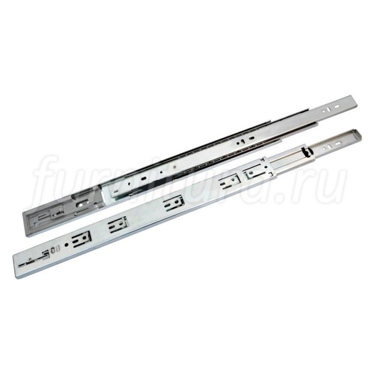 Направляющие шариковые  Y8115 45*300мм CHROM PUSH OPEN