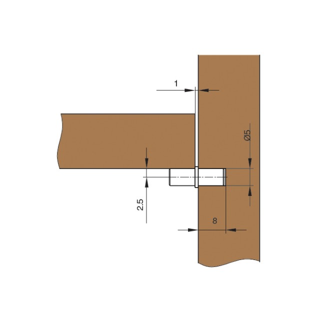 Полкодержатель металлический