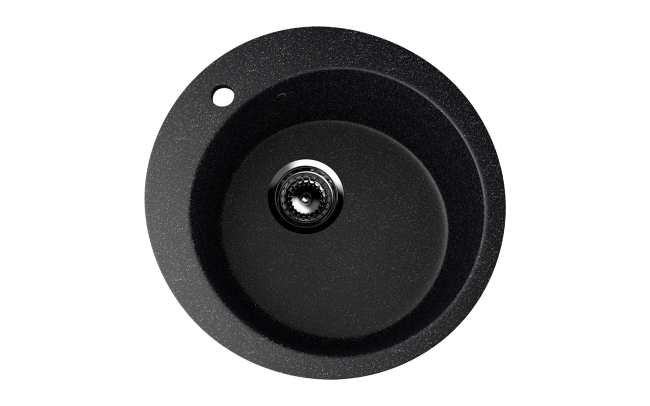 Мойка EcoStone ES-13-308 черный d=495мм
