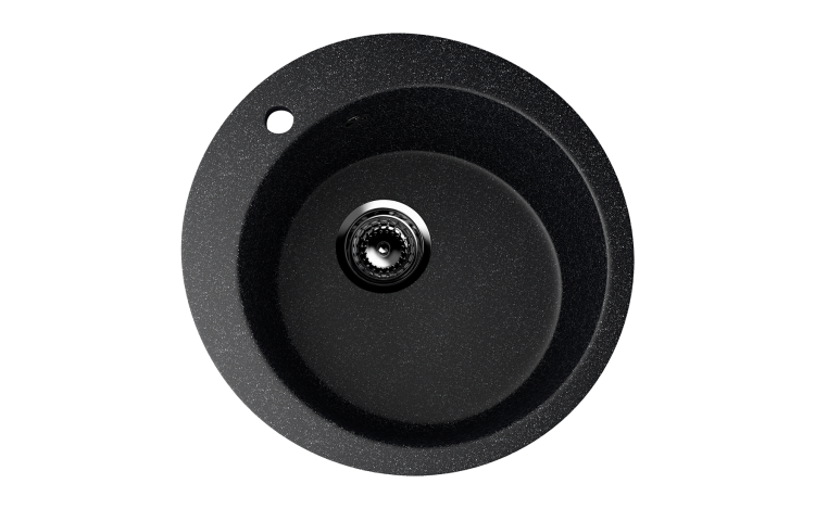 Мойка EcoStone ES-13-308 черный d=495мм