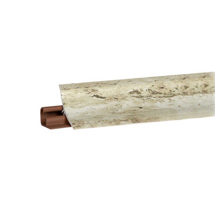 Плинтус "Травертин серый" 3,0м LB-231-6128 Korner