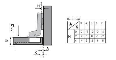 Петля внутренняя Y8207А-17астил