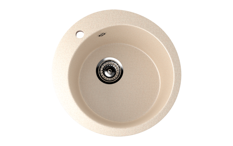 Мойка EcoStone ES-13-328 бежевый d=495мм