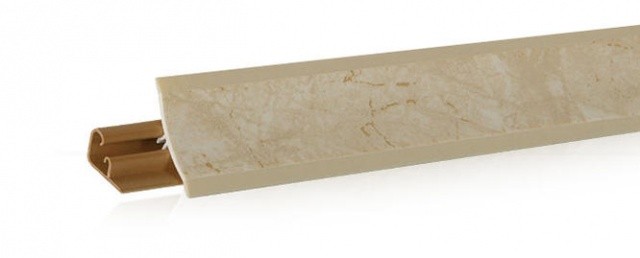 Плинтус "Мрамор светлый" 3,0м LB-23-644 Korner